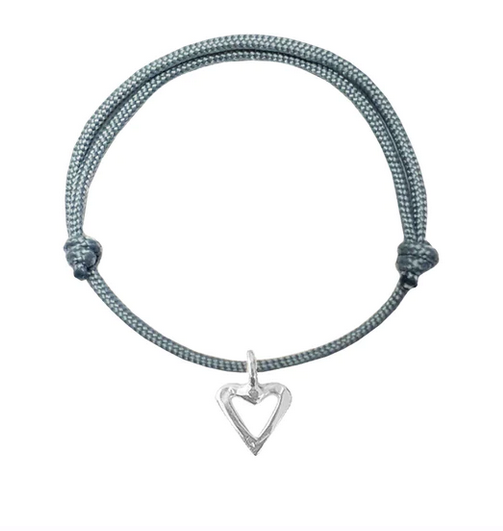 Open Heart Rope Bracelet