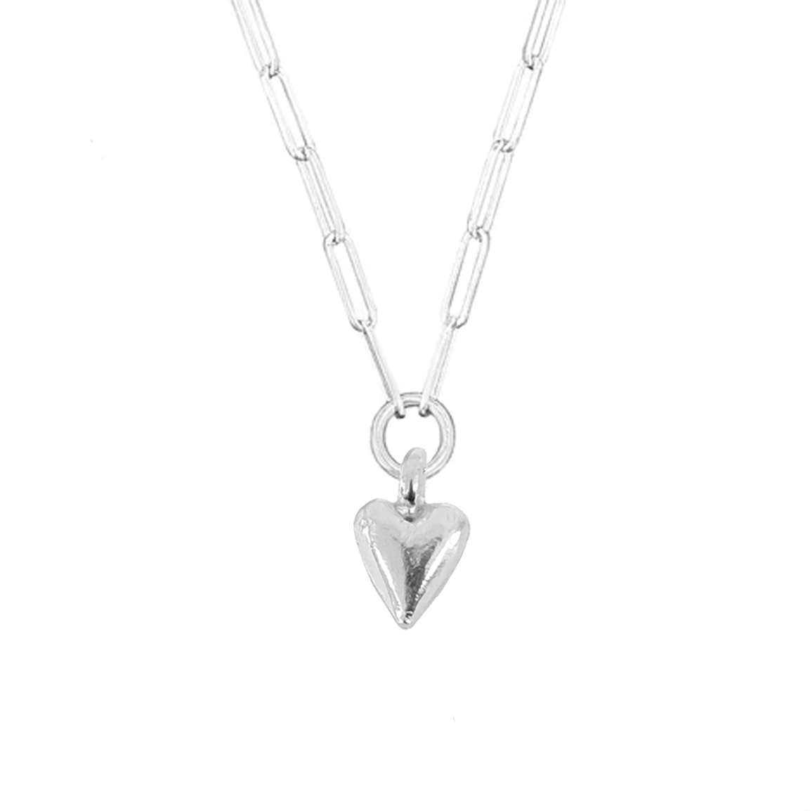 Midi Amore Heart Trace Chain Necklace