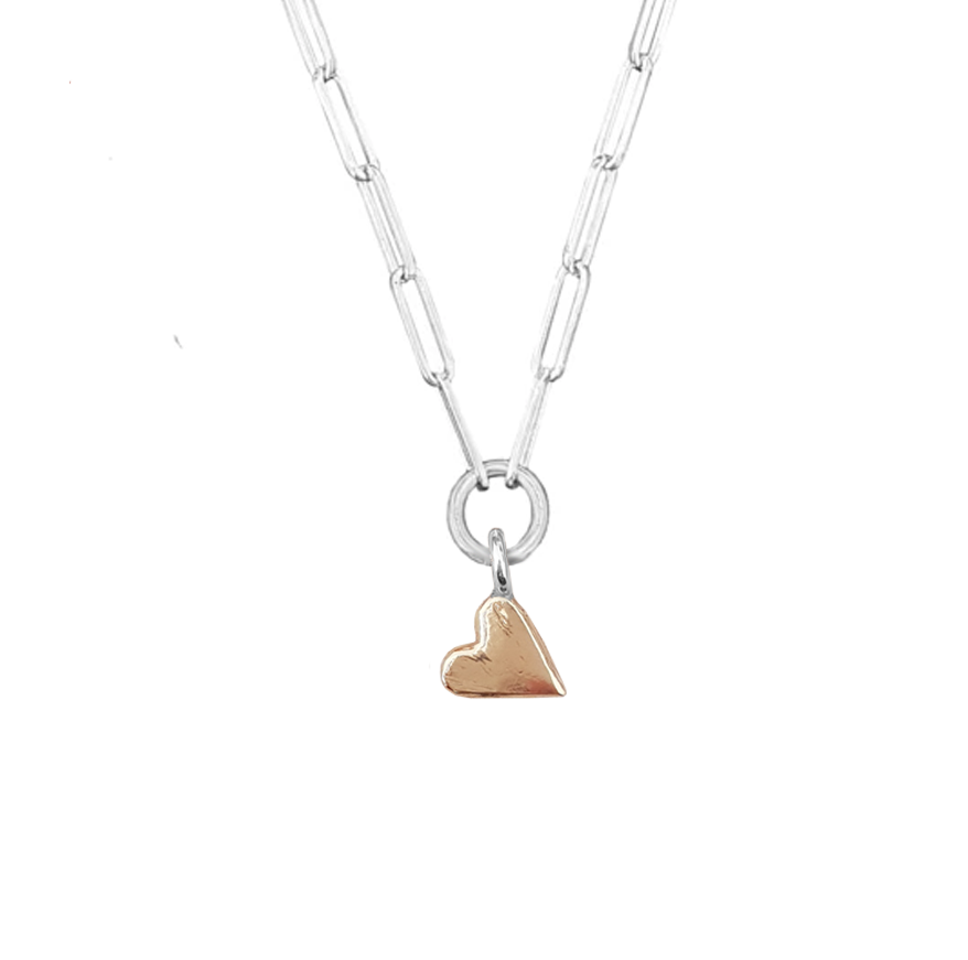 Heart of Gold Trace Chain Necklace