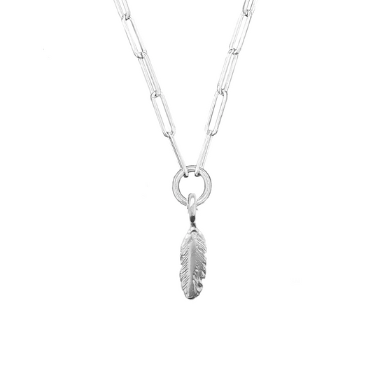 Feather Trace Chain Necklace