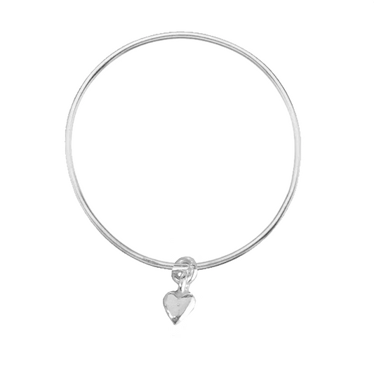 Teeny Heart Bangle