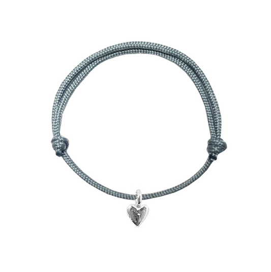 Teeny Heart Rope Bracelet