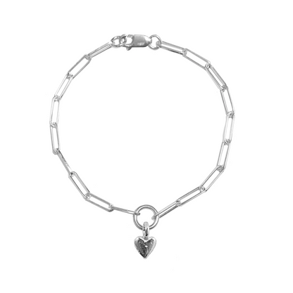 Teeny Heart Trace Bracelet